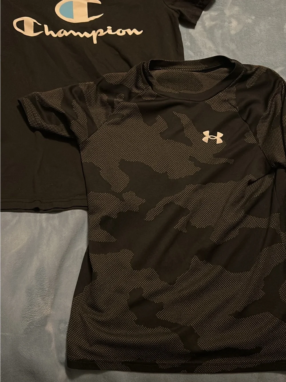 Under Armour Men’s Black Camouflage Short Sleeve Tech Tee